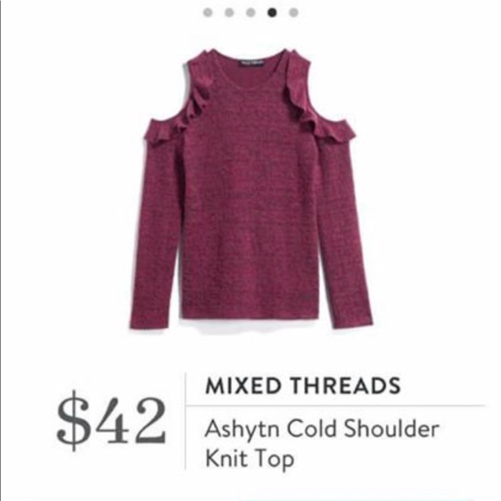 Stitch Fix cold shoulder sweater